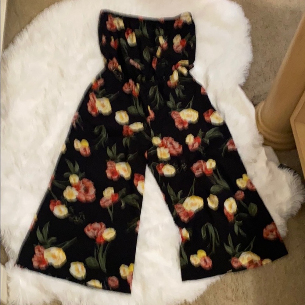 Strapless jumpsuit